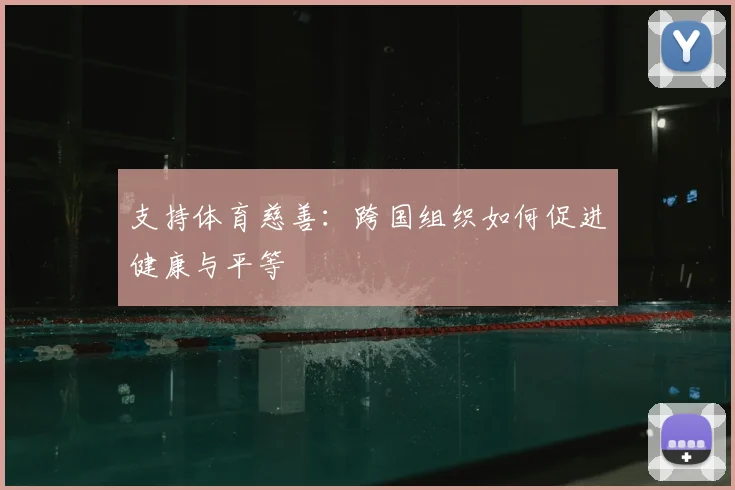 支持体育慈善：跨国组织如何促进健康与平等